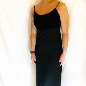 Vintage 90s Y2K Night Way Collections Dress Black Size 10